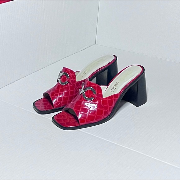 Vintage Y2K Franco Sarto Block Heels - Picture 1 of 11